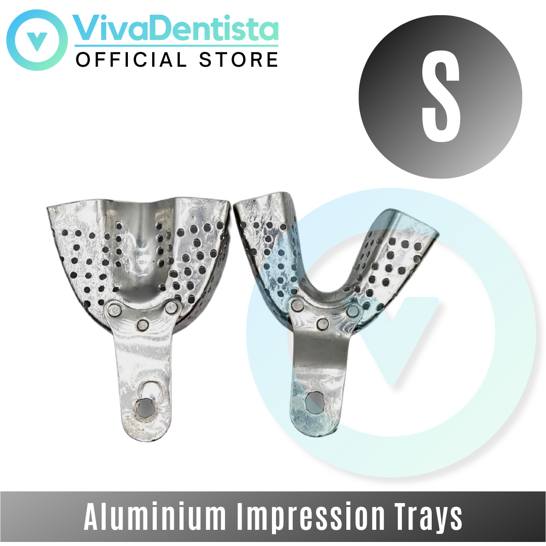 Aluminum Impression Trays - Perforated (Set of 2)