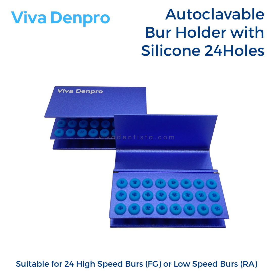 Autoclavable Bur Holder with Silicone