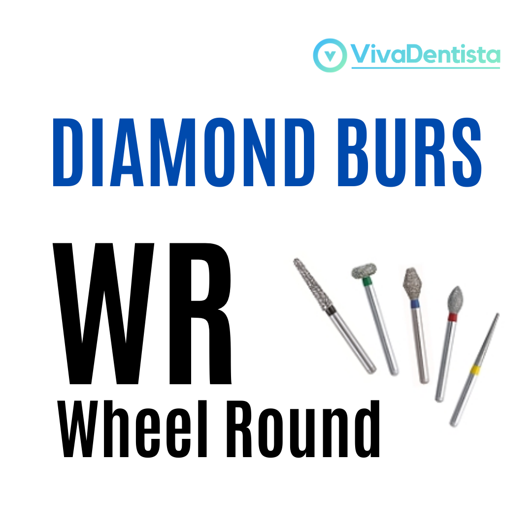 FG Diamond Burs (Wheel Round) - 5pcs