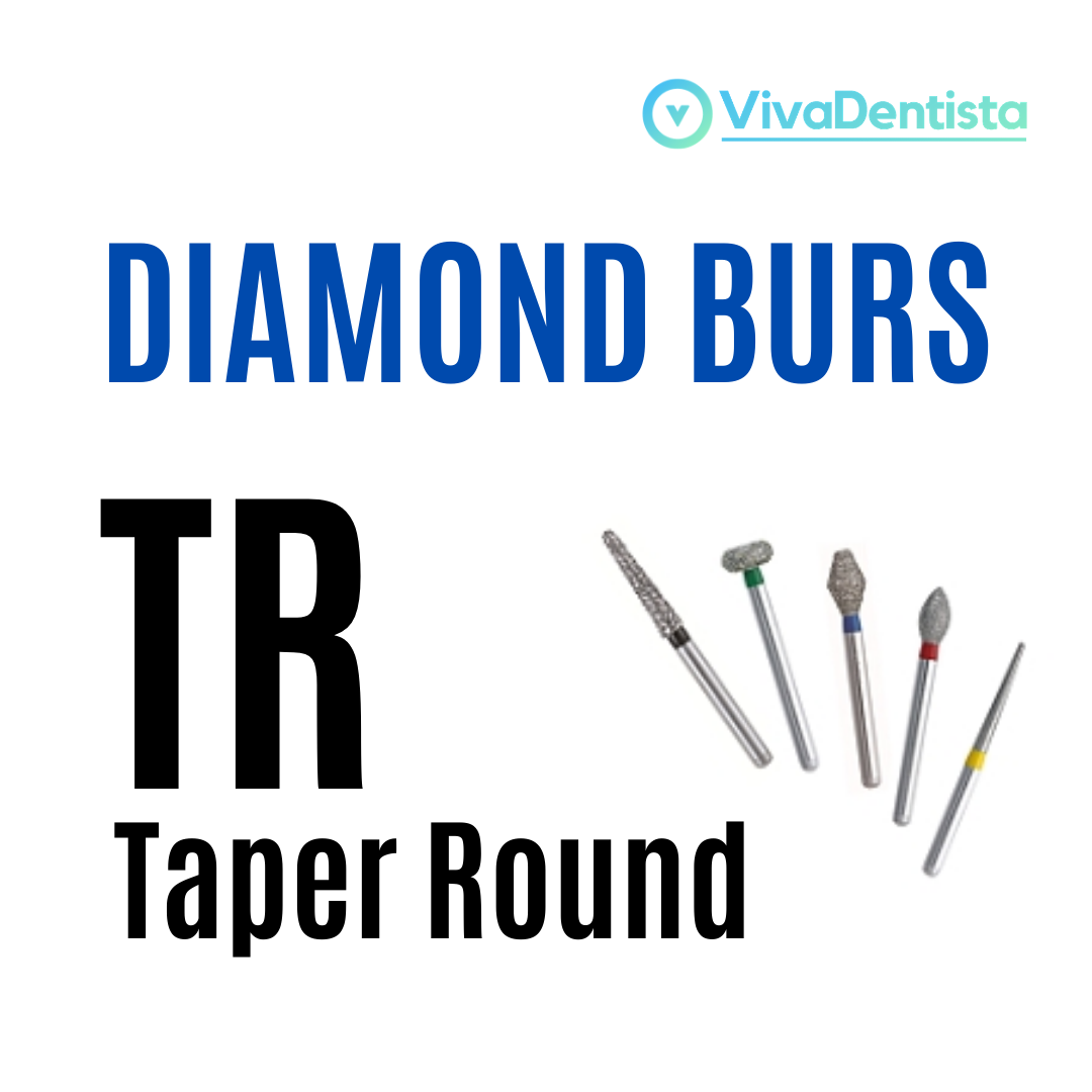 FG Diamond Burs (Taper Round) - 5pcs