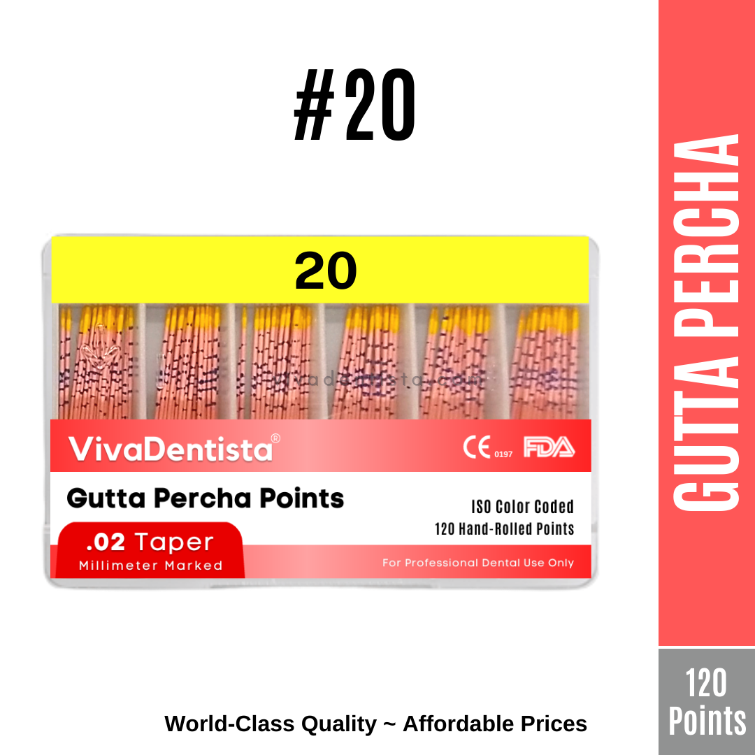 VIVA DENPRO Gutta Percha Points (Millimeter Marked)