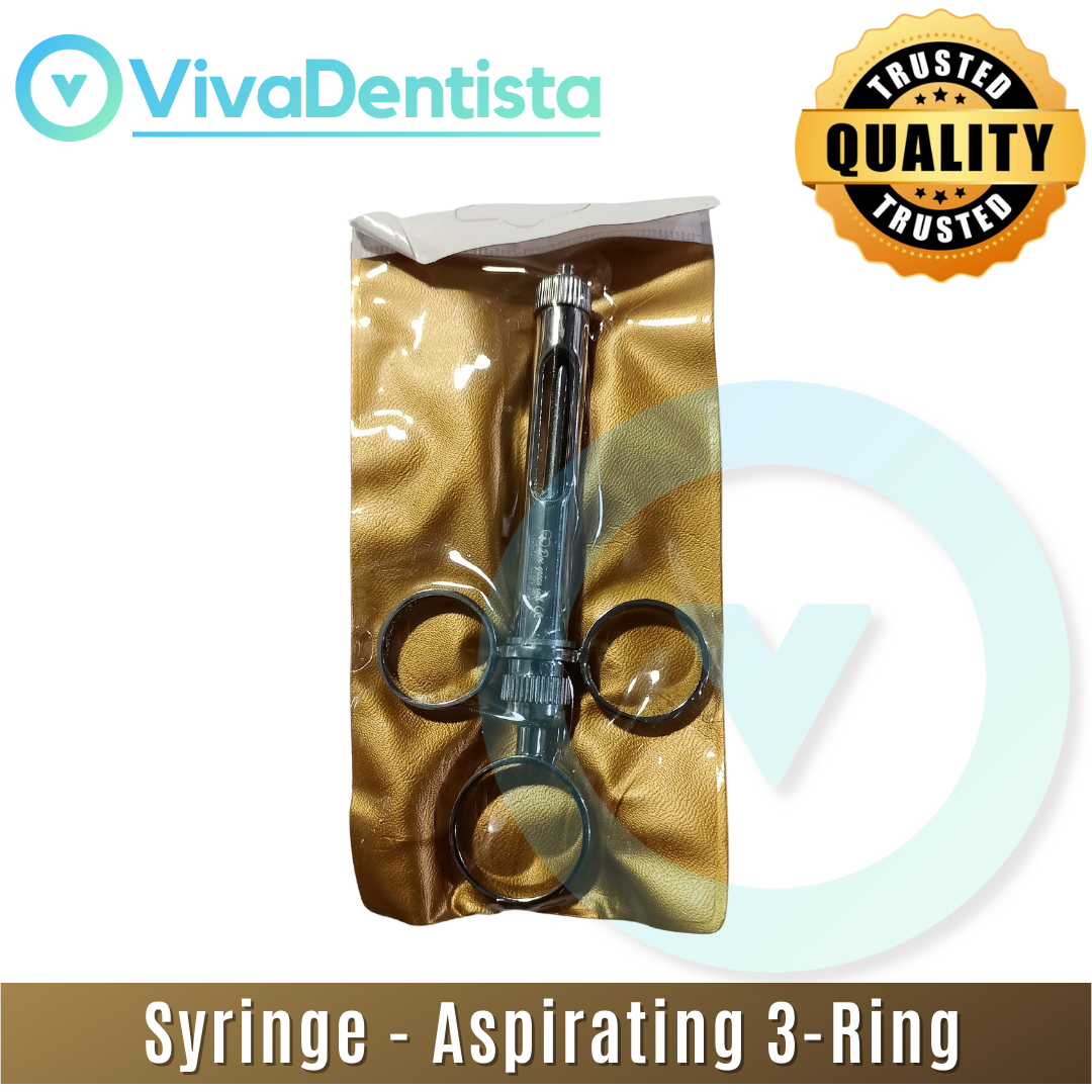 Metal Aspirating Syringe (3-ring)