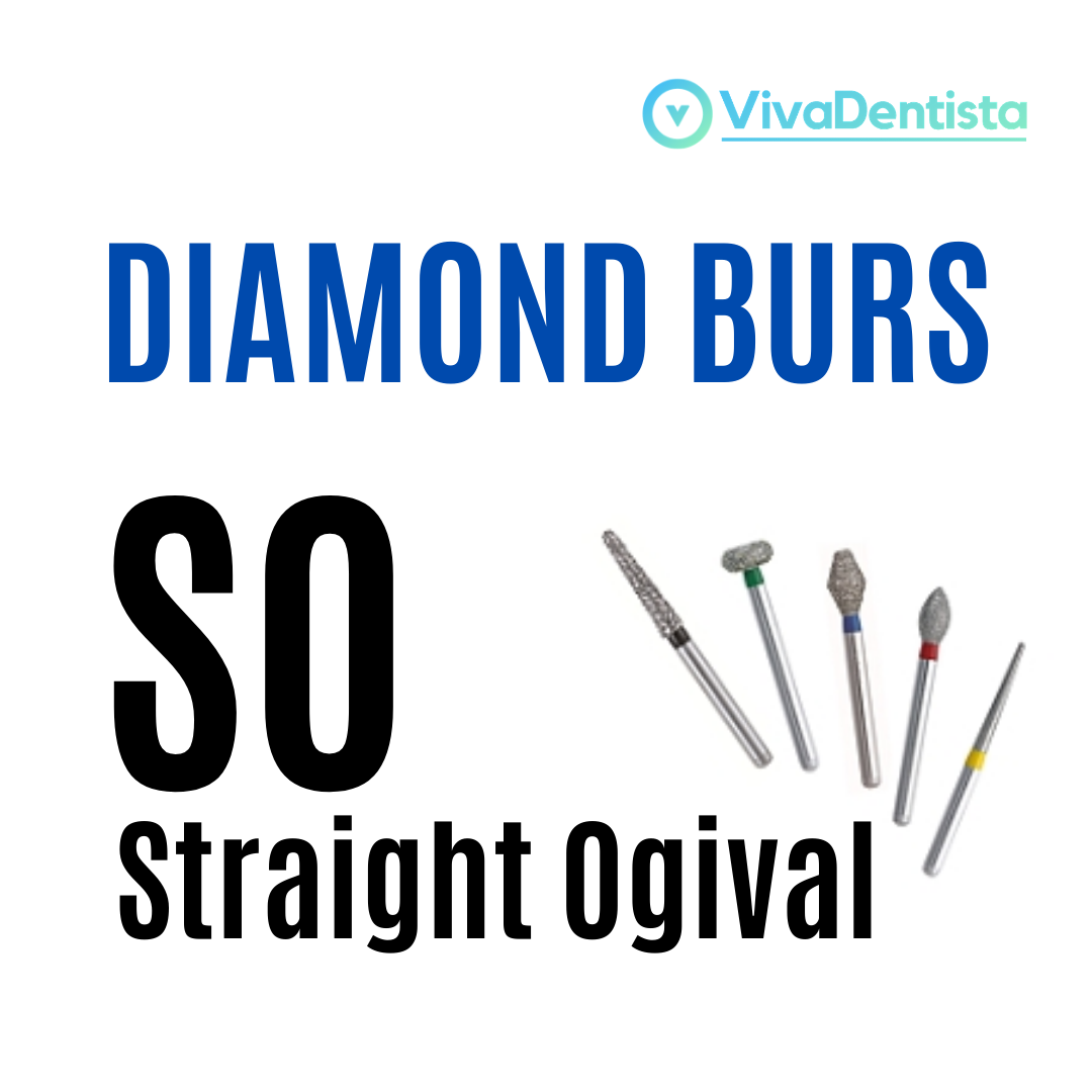 FG Diamond Burs (Straight Ogival) - 5pcs