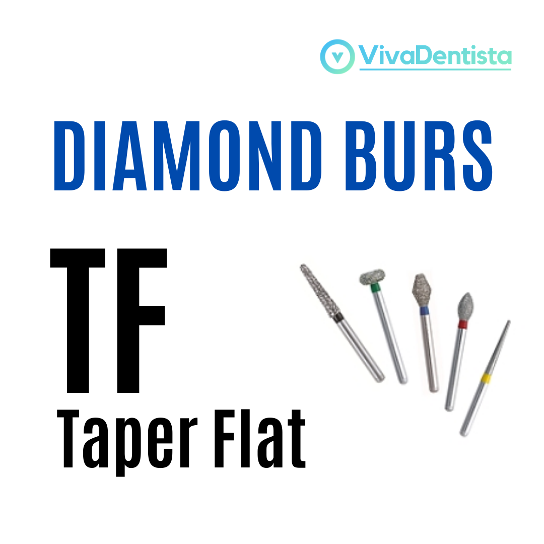 FG Diamond Burs (Taper Flat) - 5pcs