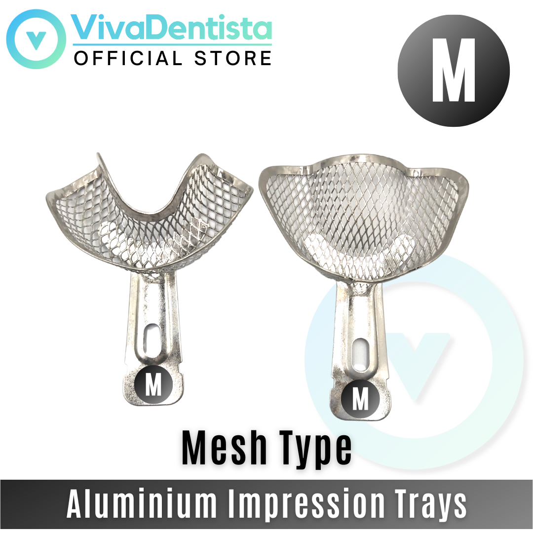 Aluminum Mesh Impression Trays (Set of 2)