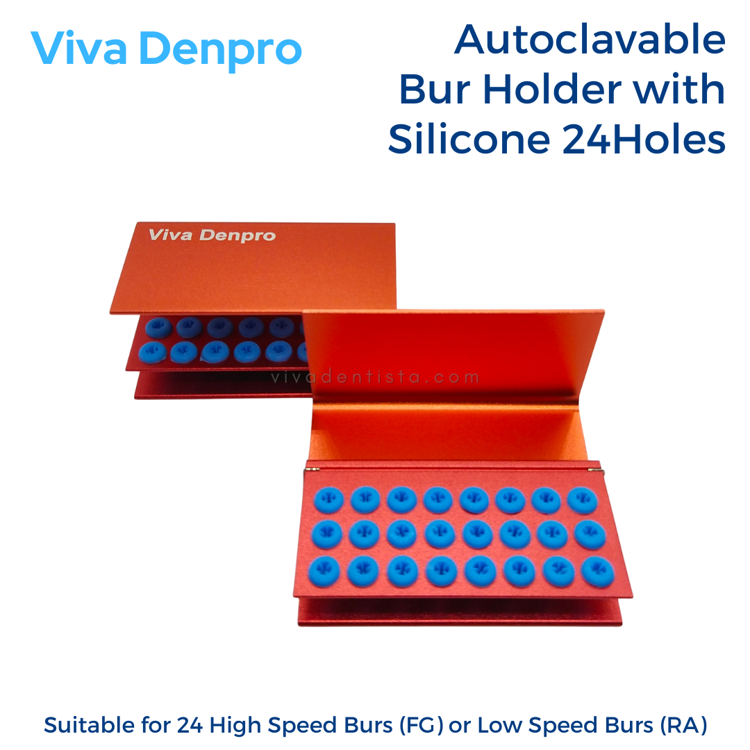 Autoclavable Bur Holder with Silicone