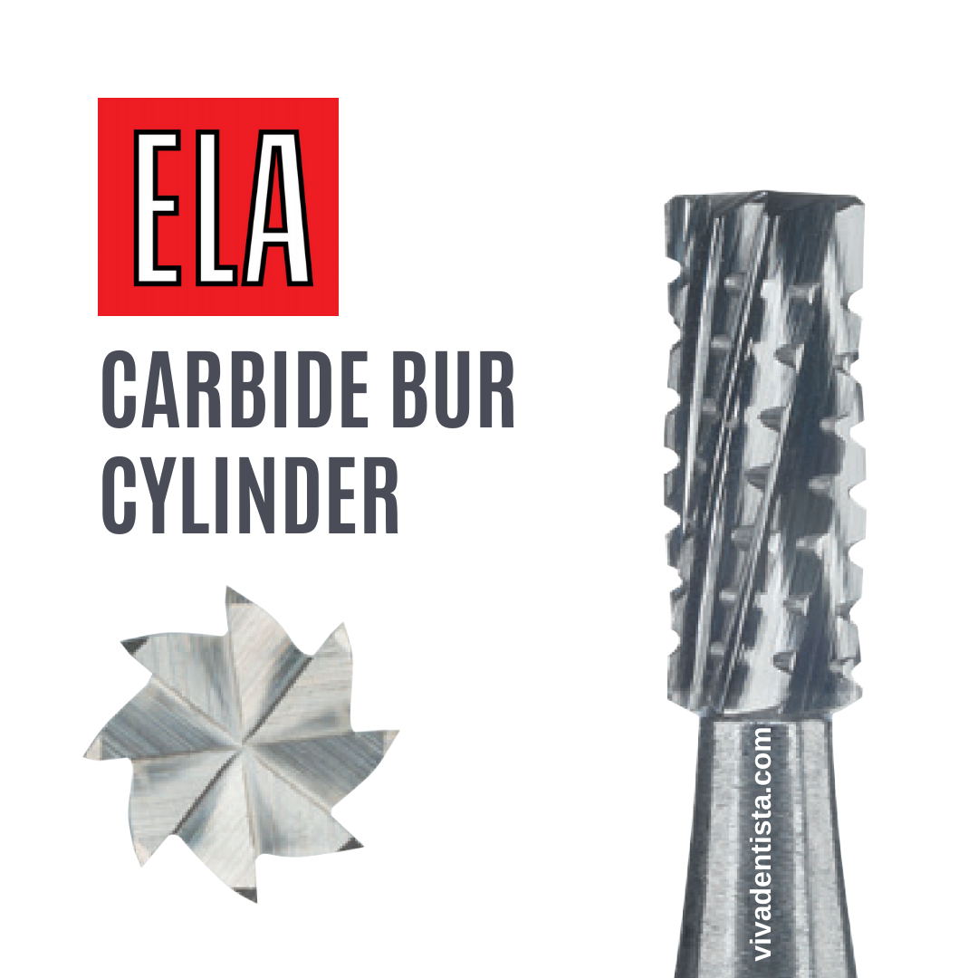 Ela Carbide Bur (Cylinder)