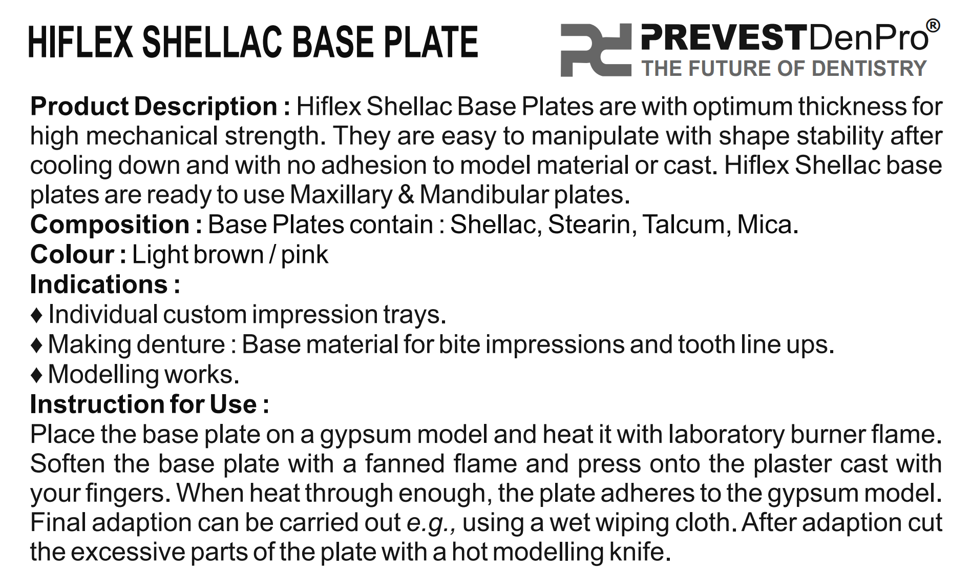 Hiflex Base Plates