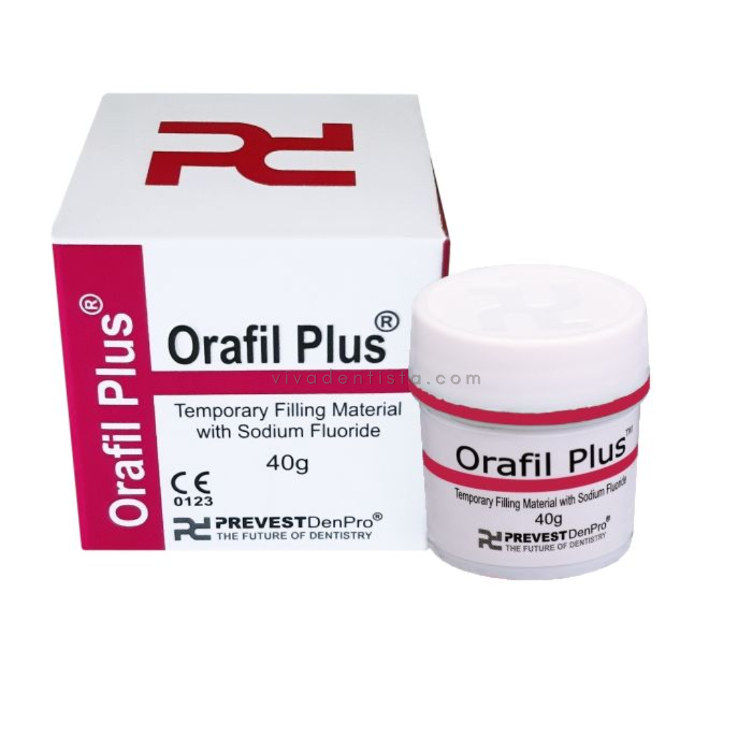 Orafil Plus (Pink Temporary Filling Material-Saliva Cure Ready Paste with Sodium Fluoride)